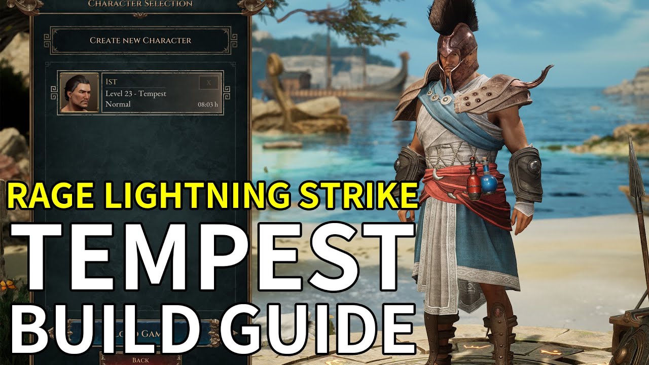 Titan Quest II - Rage Lightning Strike Tempest Build Guide