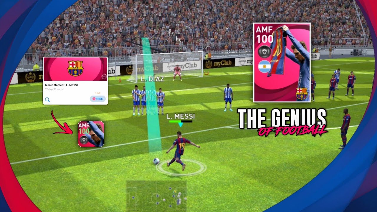 OMG !! Free Iconic Moment L. MESSI 100 Rated 😱 Gameplay & Review 🔥 Pes 2021 Mobile