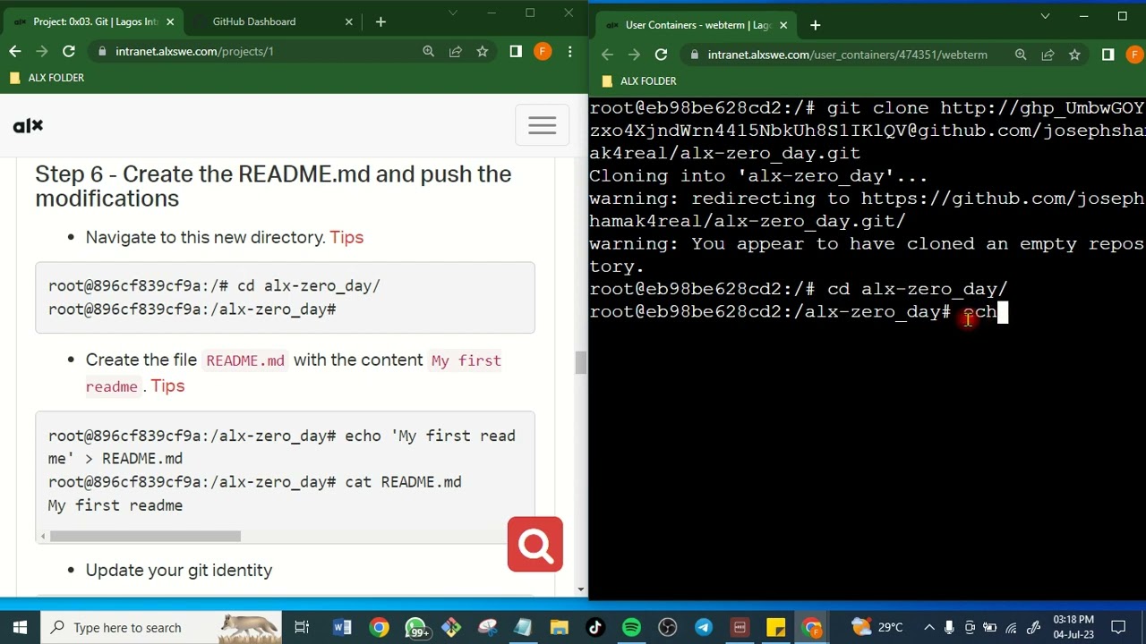 ohmsschools@africa Alx 0x03 git 0, 1, ans 2 projects