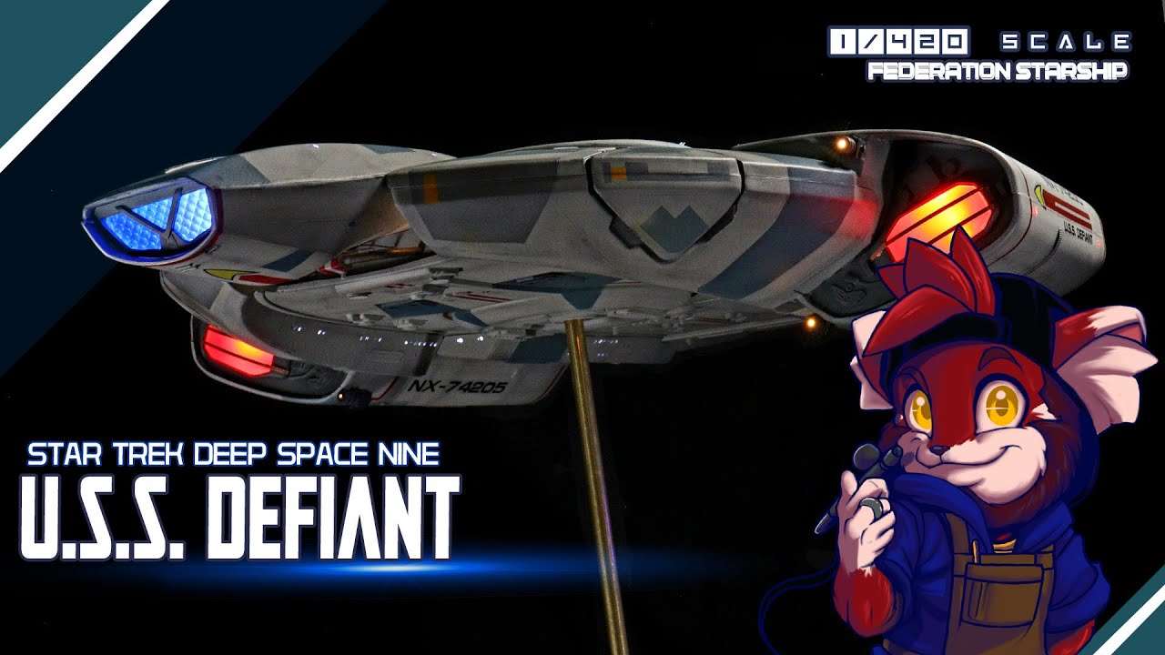 #newtype #Otakubuilder #startrek STAR TREK DEEP SPACE NINE Uss Defiant (крепкий маленький корабль)