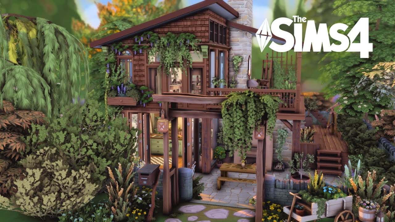 Artist's Forest Escape 🌲| No CC | Sims 4 Speedbuild