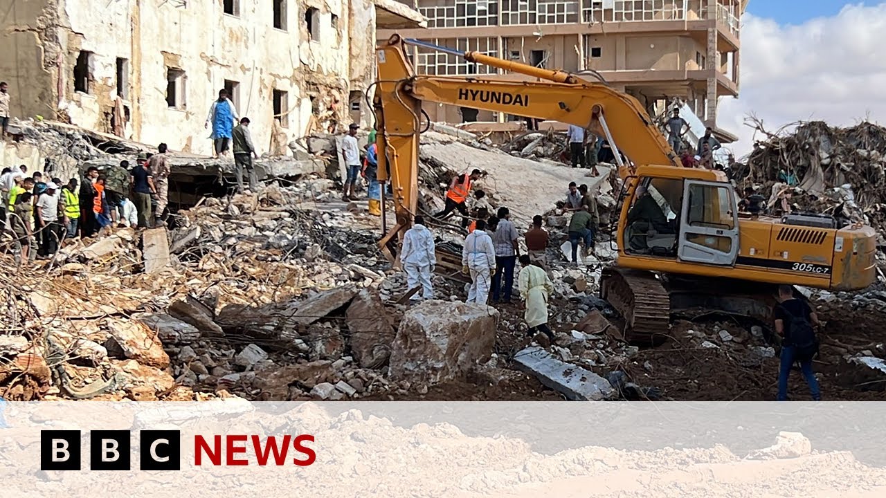 Libya floods: Thousands dead and missing as race to help flood survivors continues - BBC News