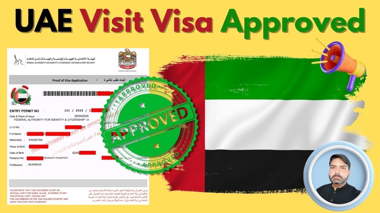 UAE Visit Visa Approved - Travel System