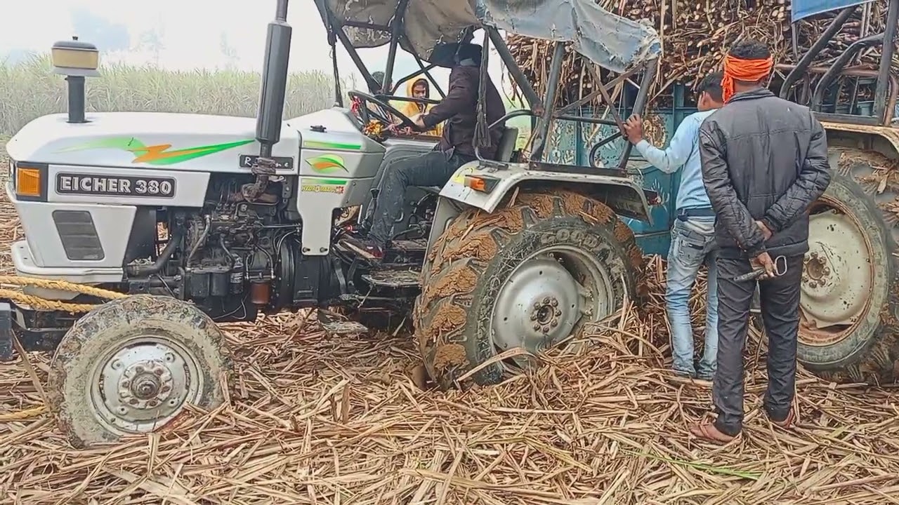 Eicher 380 Swaraj 744 kya dono khich payenge trolly ko #youtubevideo #villaglife #dallyblog #farmeq#