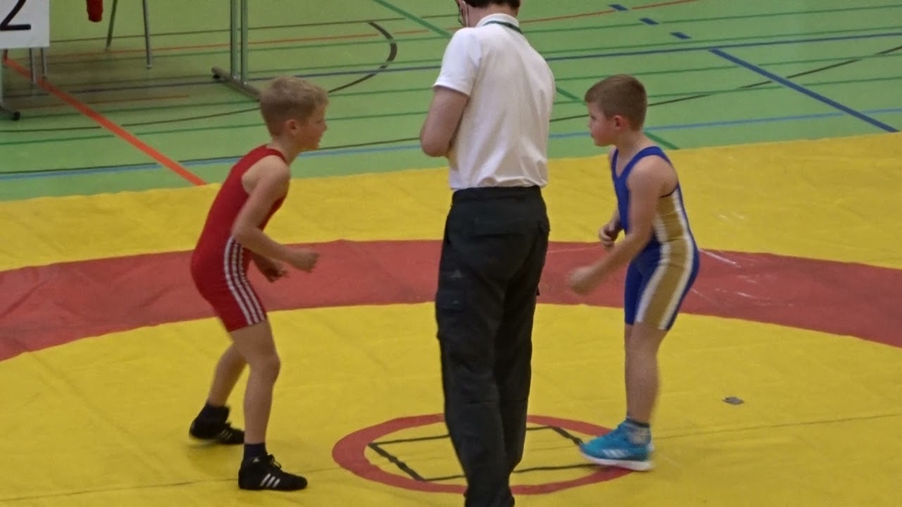 Tim Gebauer (SV Halle) - Ben Konopka (RSV Stendal 07) E-Jugend 31kg, LEM Sachsen-Anhalt 2021