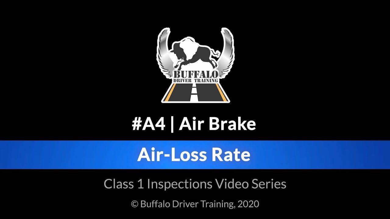 A4 - Air Brake - Air Loss Rate