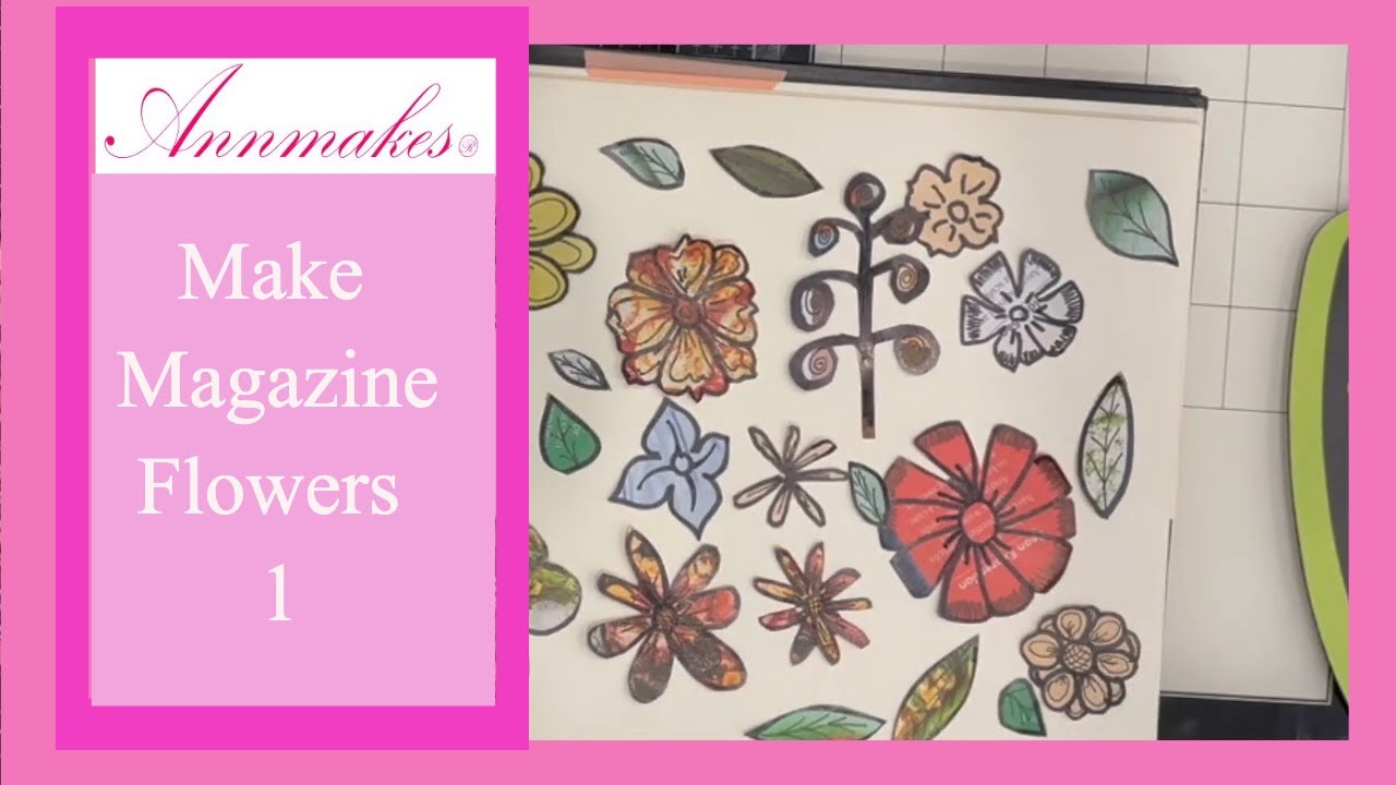 Making Magazine Flowers 1
