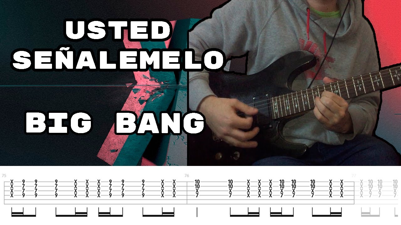 Big Bang - Usted Señalemelo Cover Tutorial Guitarra [+Tabs]