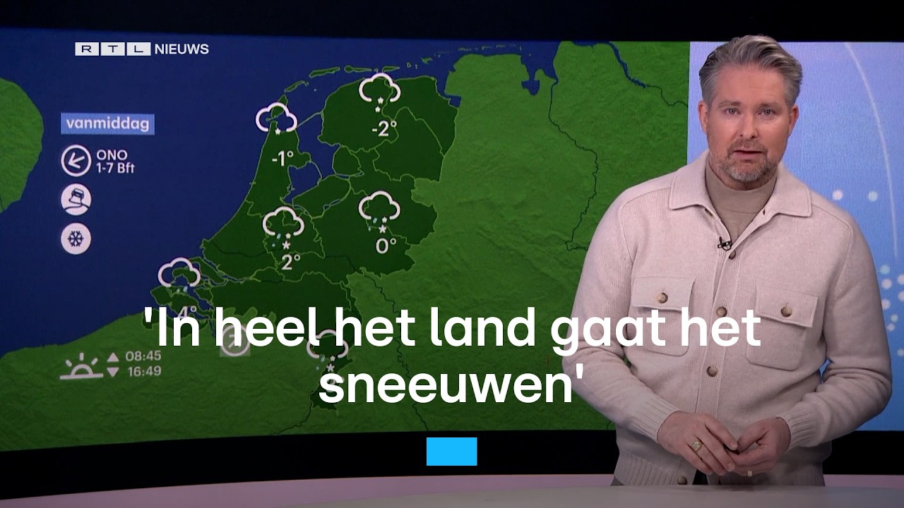Meteoroloog: eerst het noorden, daarna de rest | RTL Nieuws