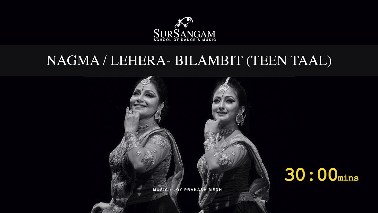 Nagma/Lehera - Tabla & Violine | 30 mins | 60 BPM | Kathak Dance Practice