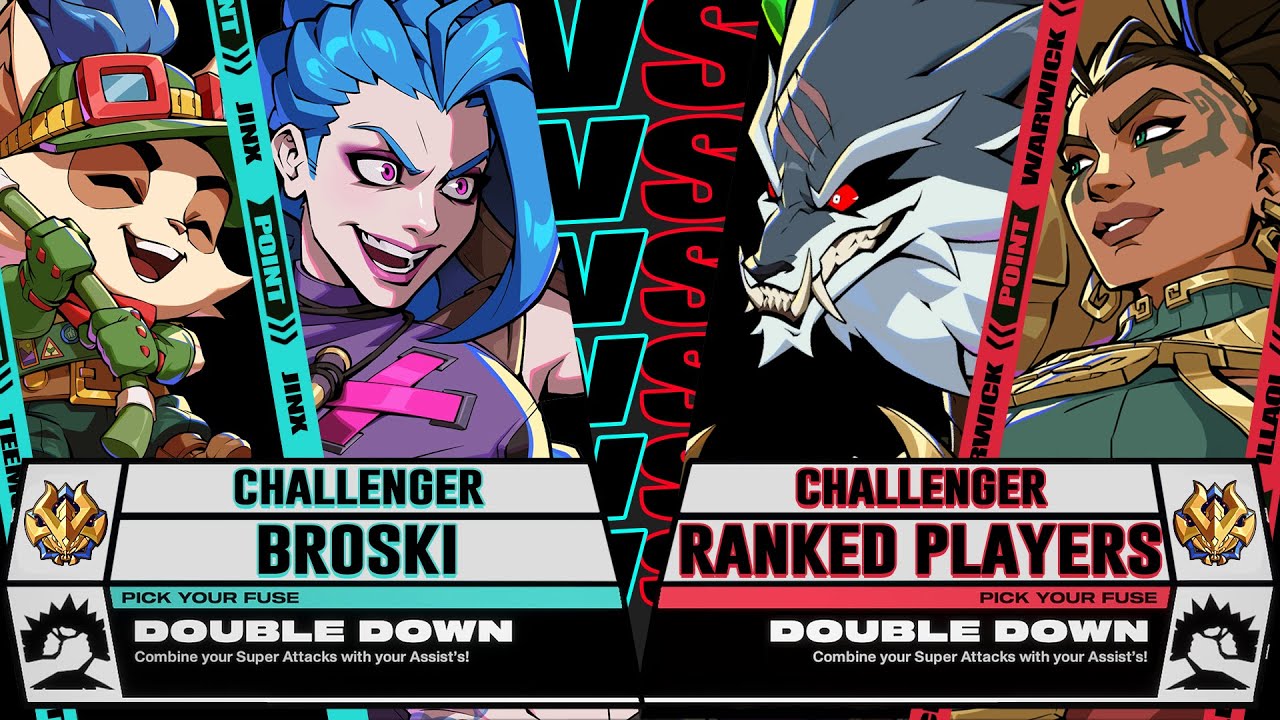 Broski (Jinx / Teemo) vs Ranked Players - 2XKO
