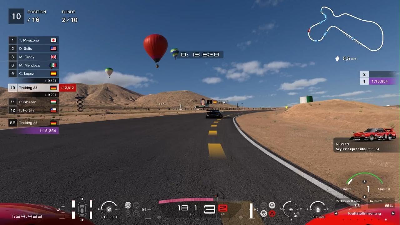 Gran Turismo 7 Willow Springs LP Ohne Limit 10 Runden