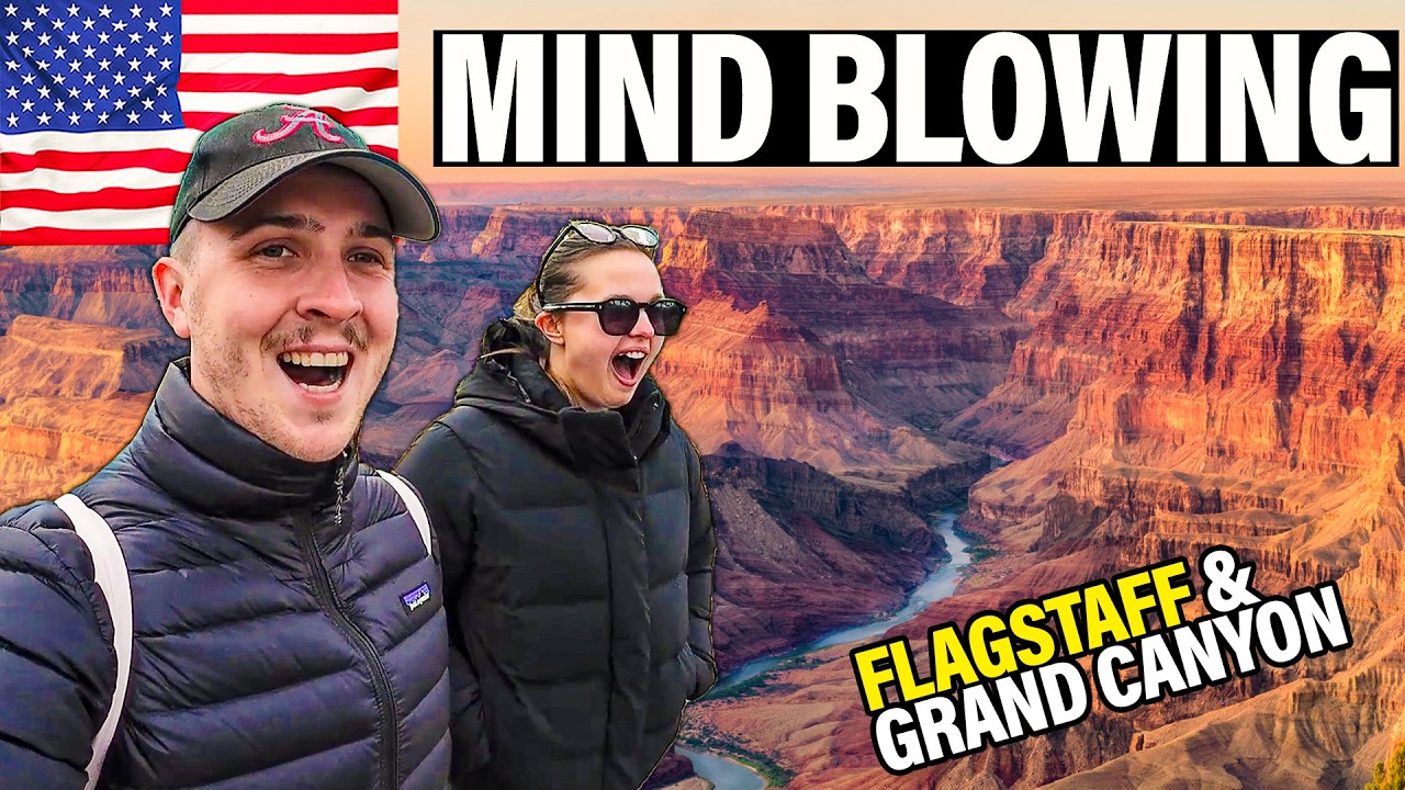 British Couple's FIRST TIME Seeing The GRAND CANYON 🇺🇸