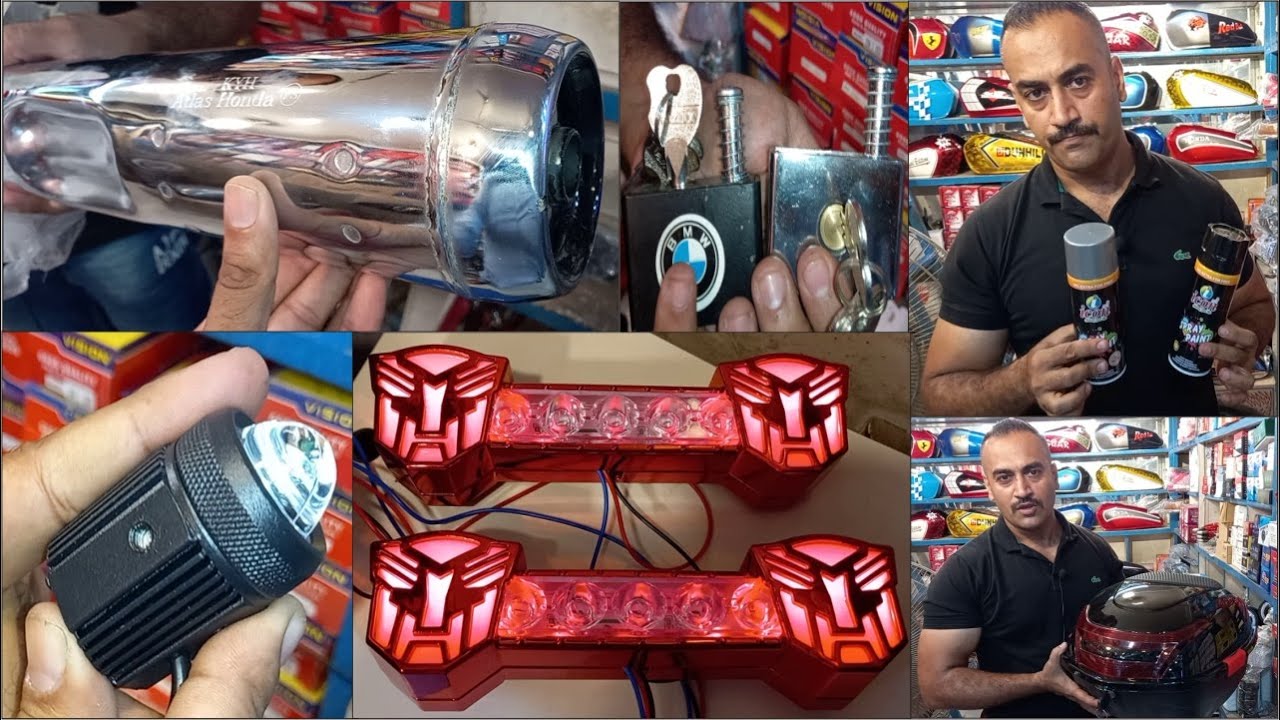 Bike Decoration And Safty More Accessoreis || Bike Modification || Lahori Drives