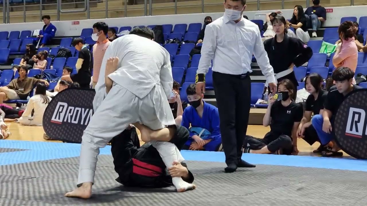 Mat 3-107 김하늘 vs 박재효 남성부 White 고등부 -64.0kg (리그로얄 강서 07.09)