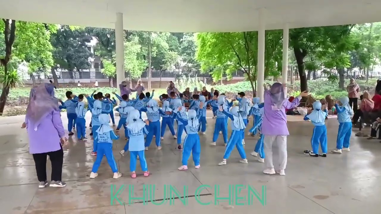 Senam Anak Sholeh Bersama TK Al-Qur'an RIS Al-Fajri