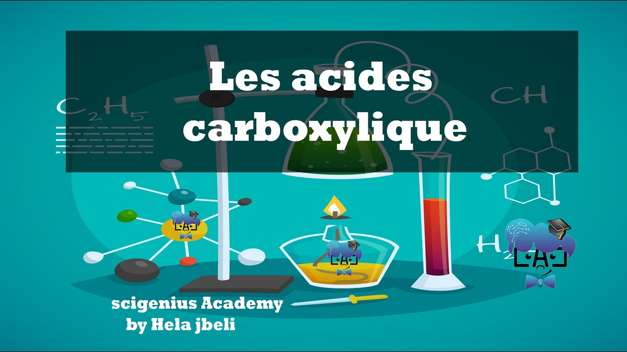 Les acides carboxyliques : (résumé + applications) : 3ème