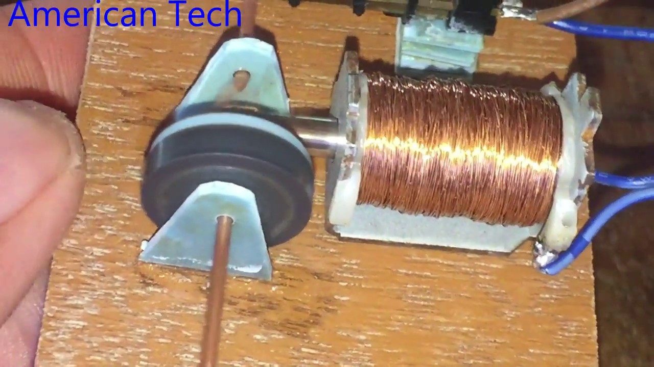 How to make a smallest solenoil engine , New idea to create  solenoid engine for 2017