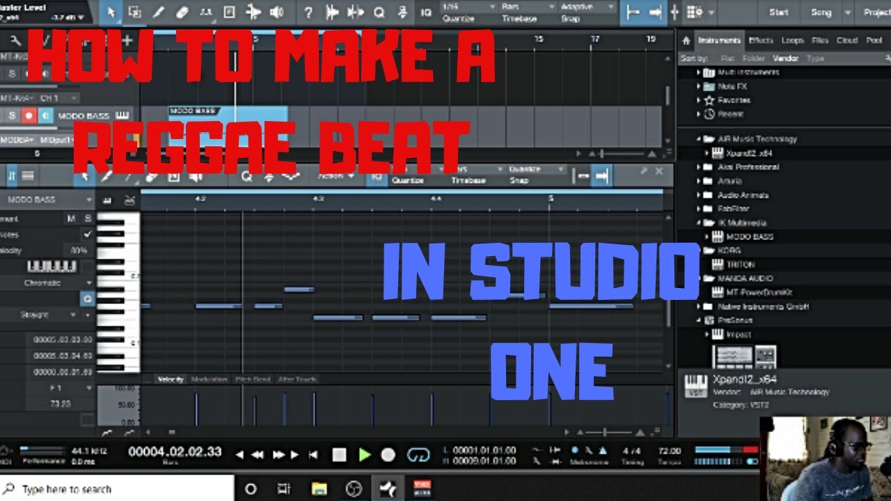 HOW TO MAKE A REGGAE BEAT FROM SCRATCH