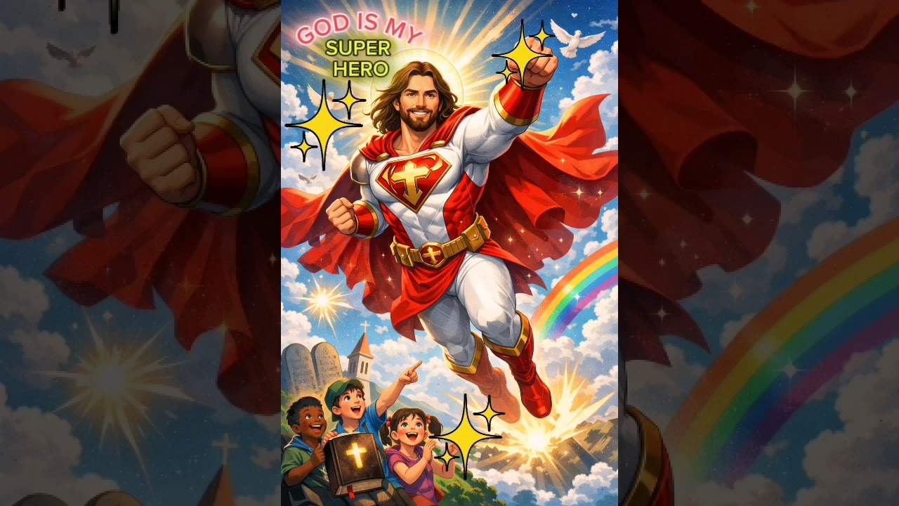 God Is My Hero | Kids Worship Song | Nursery Praise