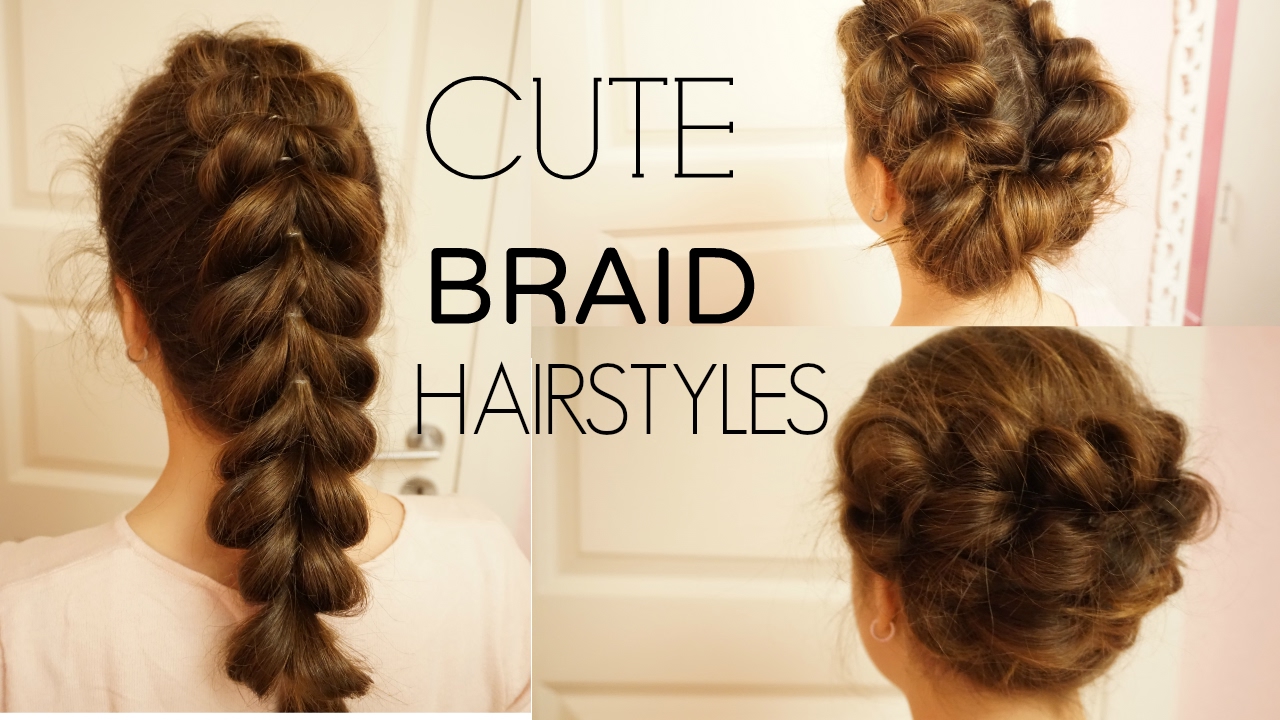 HAIRSTYLE:КОСА С РЕЗИНКАМИ