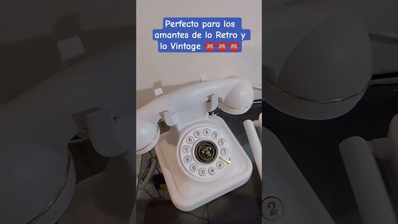 Tel&eacute;fono de disco con est&eacute;tica Vintage ☎️☎️☎️ #vintage #retro #shorts