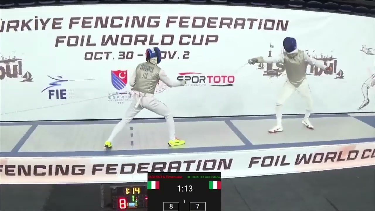 Istanbul World Cup 2025 JMF - GOLD - Emanuele Iaquinta ITA v Mattia De Cristofaro ITA