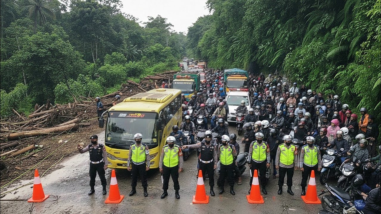 BERITA BURUK HARI INI !!! Ratusan Warga & Polisi Turun Ke Jalan Kondisi Mencekam Di Sitinjau Lauik