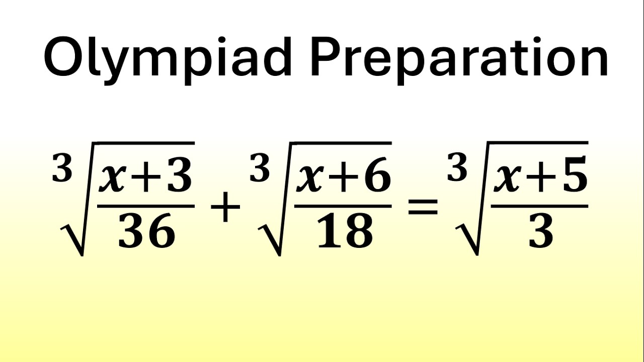 Only Genius Students Can Solve this Equation! | Can You?