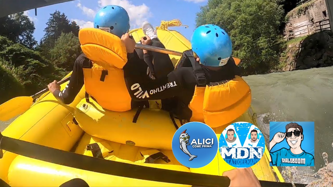 Rafting a Dimaro 🚣‍♂ CADIAMO IN ACQUA con @shaleboom, @AliciComeprima e @malatodelnapoli