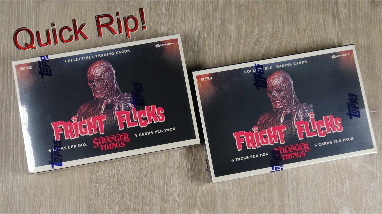 2023 ZEROCOOL STRANGER THINGS FRIGHT FLICKS | 2 Box Break in 4K | 1986 Parallel