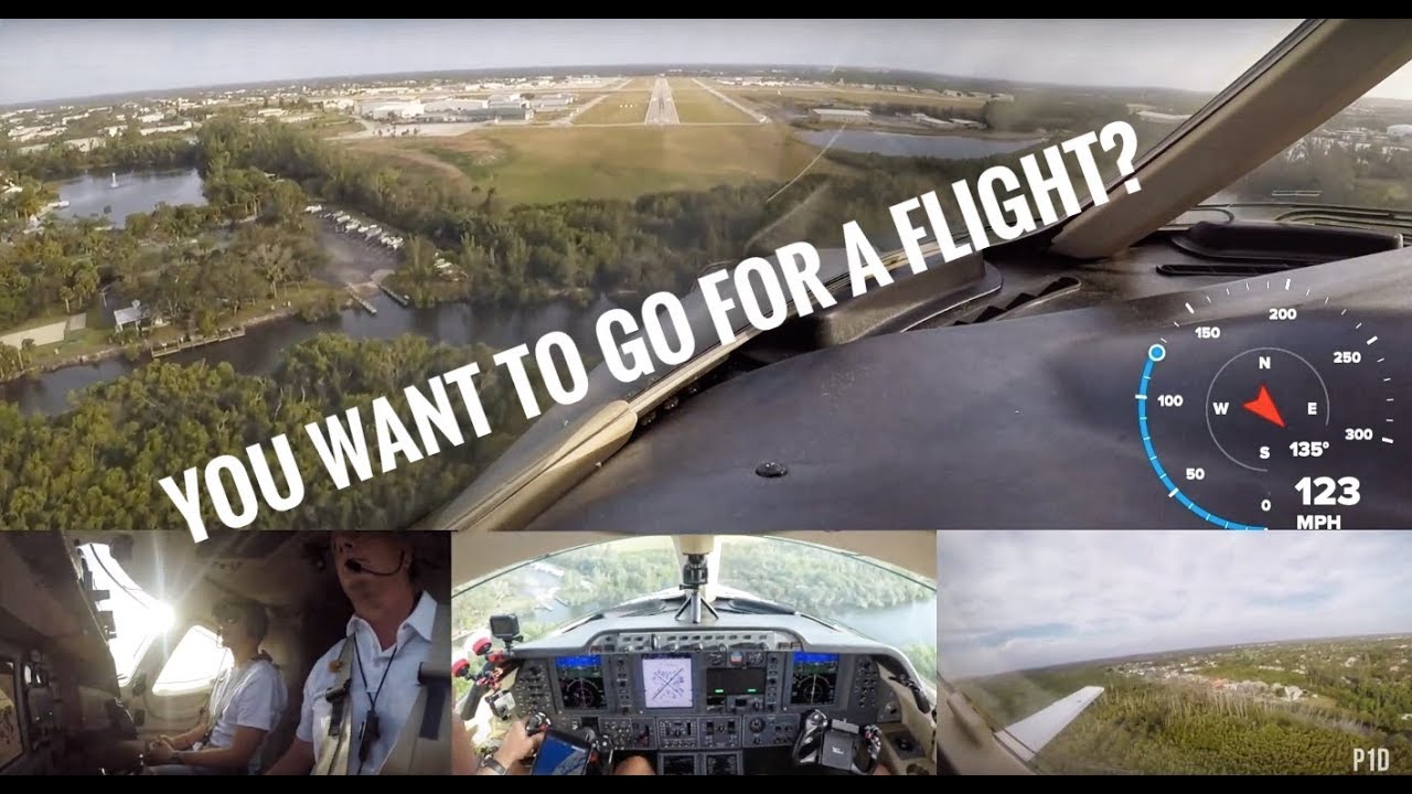 Pilot surprises fans with a private Jet flight!