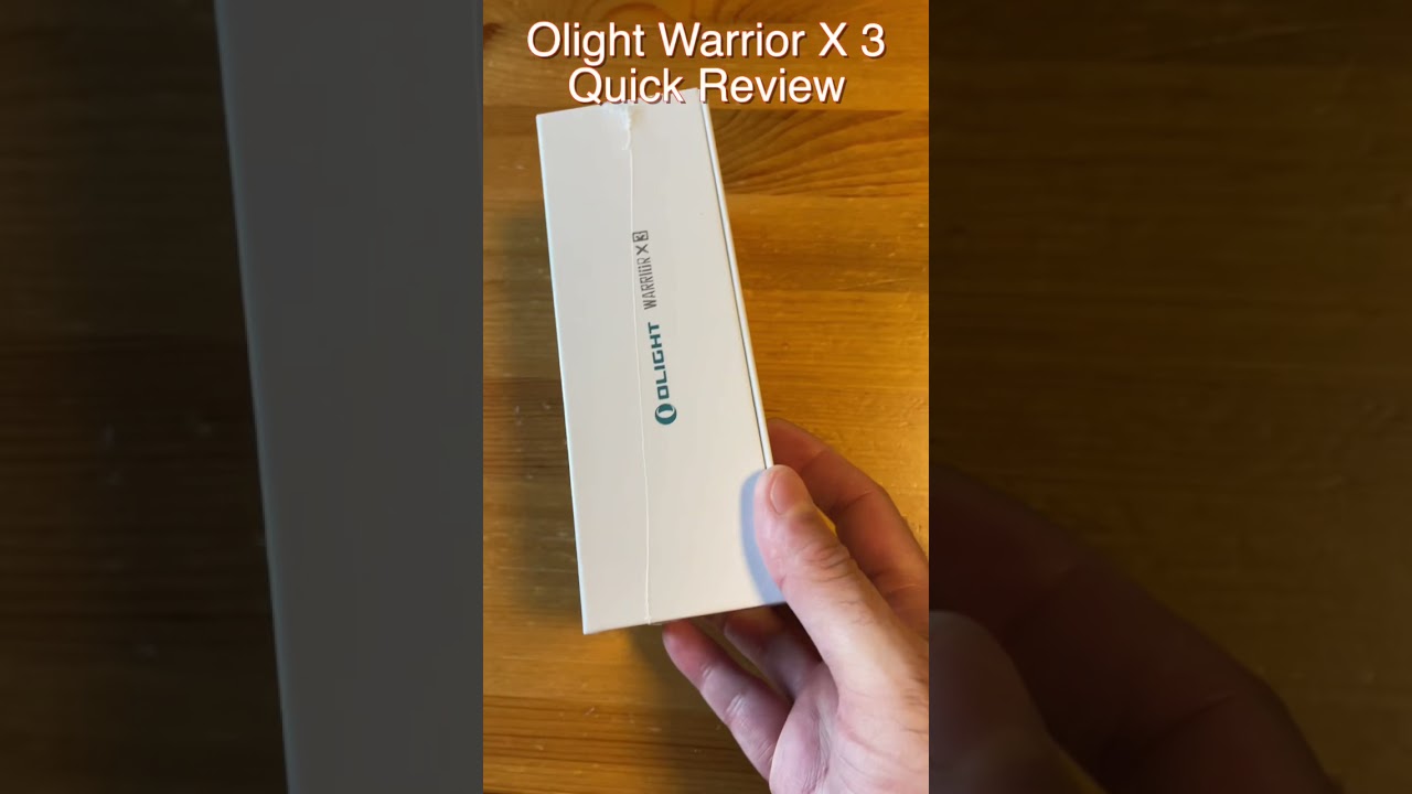 Olight Warrior X3 Handheld Flashlight-Quick Review