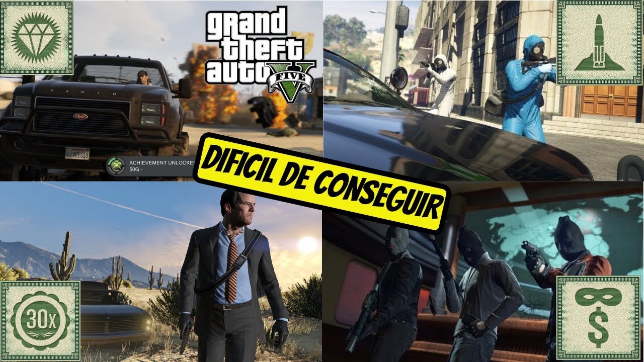 GTA ONLINE 2019- TOP: 🏆10 TROFEOS O LOGROS MAS DIFICILES DE CONSEGUIR🏆