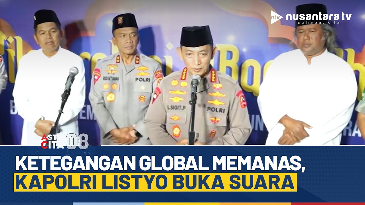 Kapolri Listyo Paparkan Upaya Pemerintah Dorong Perdamaian di Tengah Konflik Global | ASTACITA 08