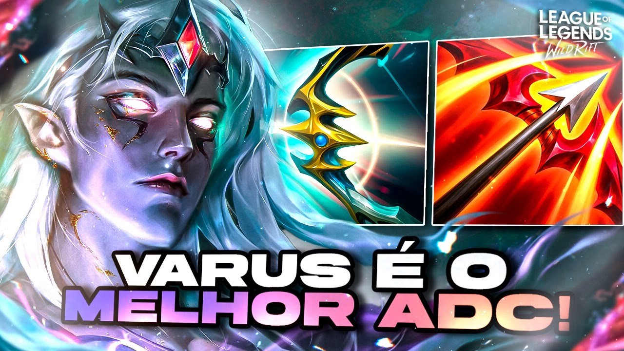 VARUS É O MELHOR ADC DISPARADO DO META! LoL Wild Rift