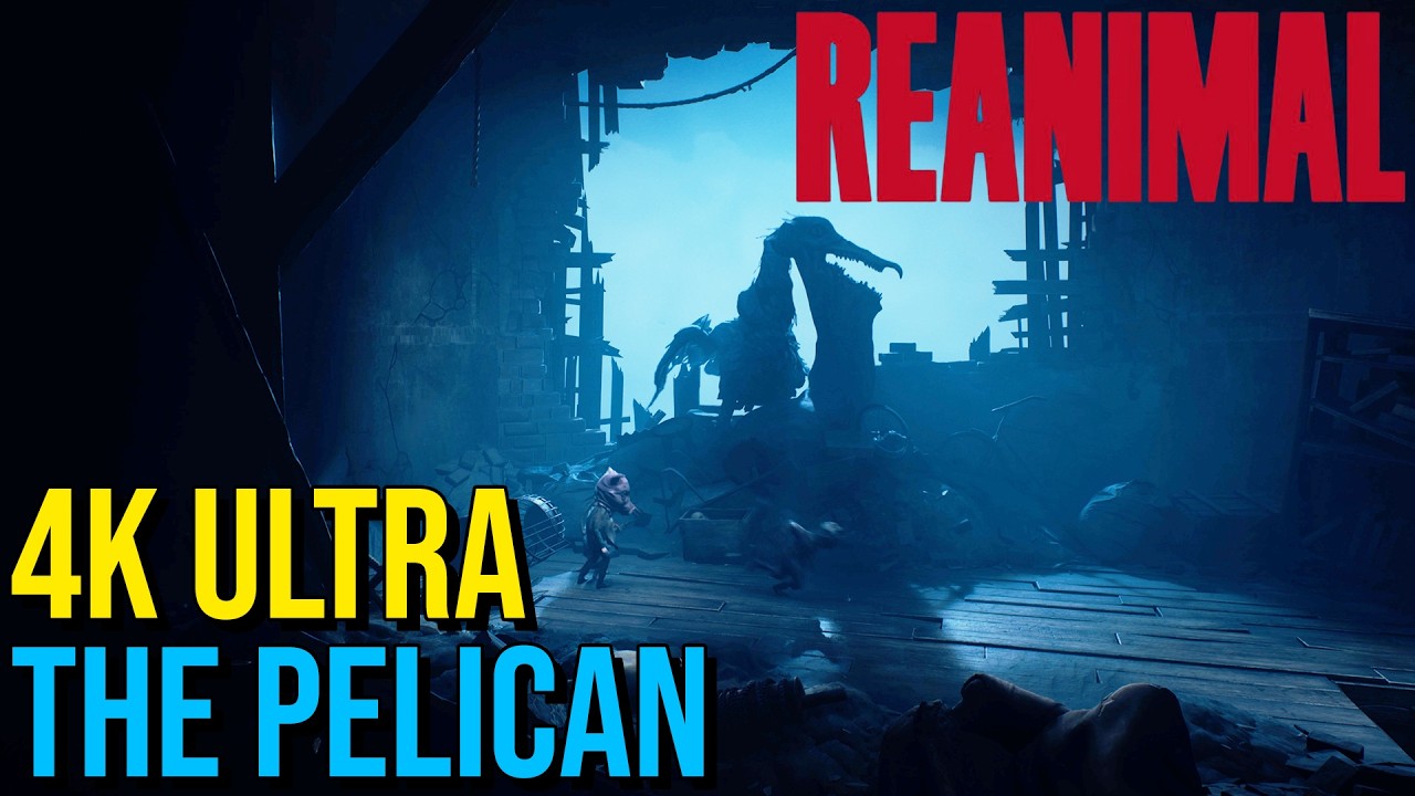 THE PELICAN BOSS (All Encounters) - Reanimal (4K, ULTRA) - No Commentary