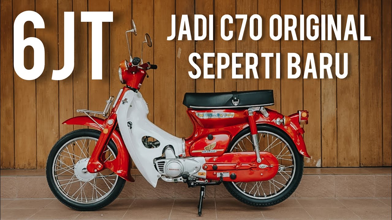 HONDA C70 || HASIL RESTORASI JADI SEPERTI BARU KELUAR DARI DEALER || C70 ORIGINAL || CLASSIC STORY