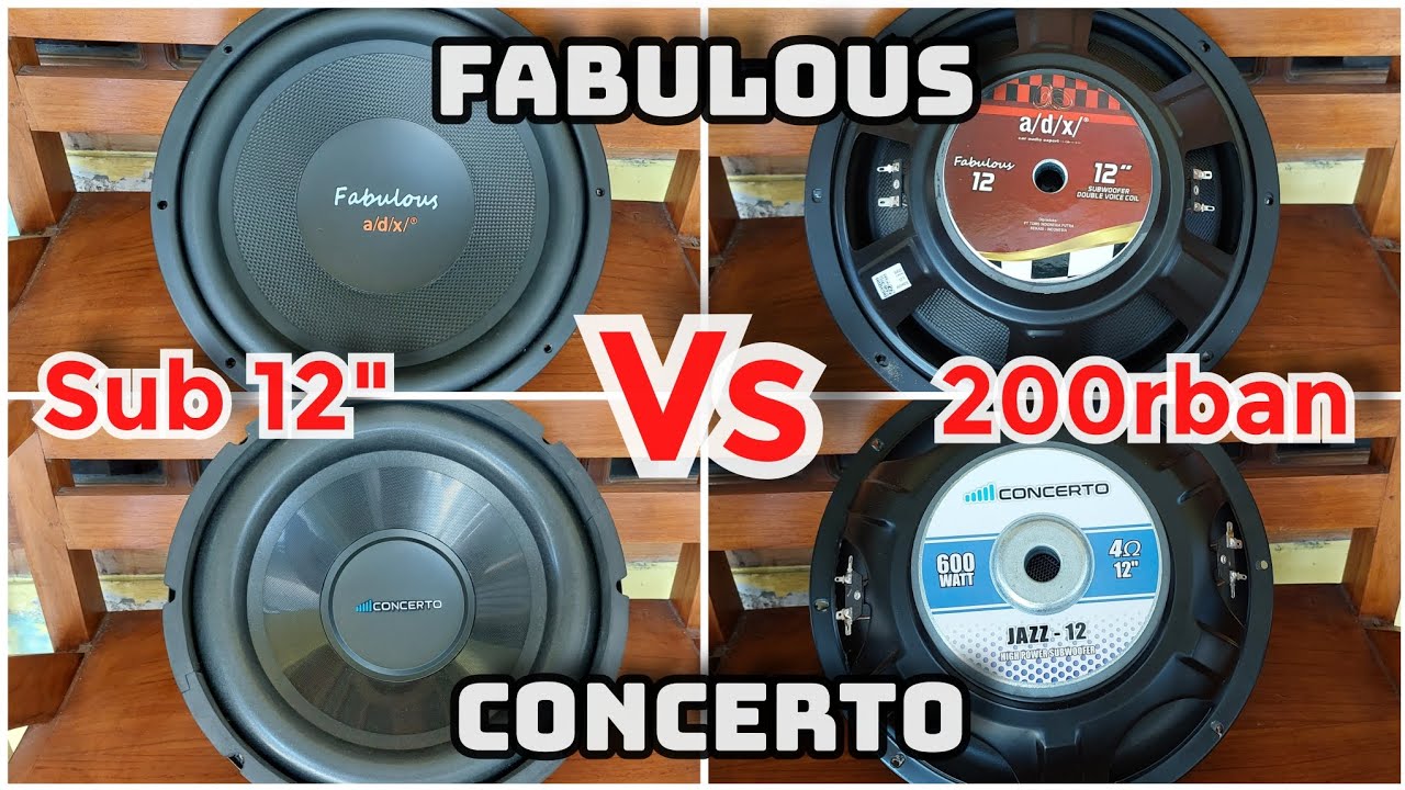 BATTLE BASS ? Subwoofer Mobil 12 inch Murah Meriah Fabulous vs Concerto