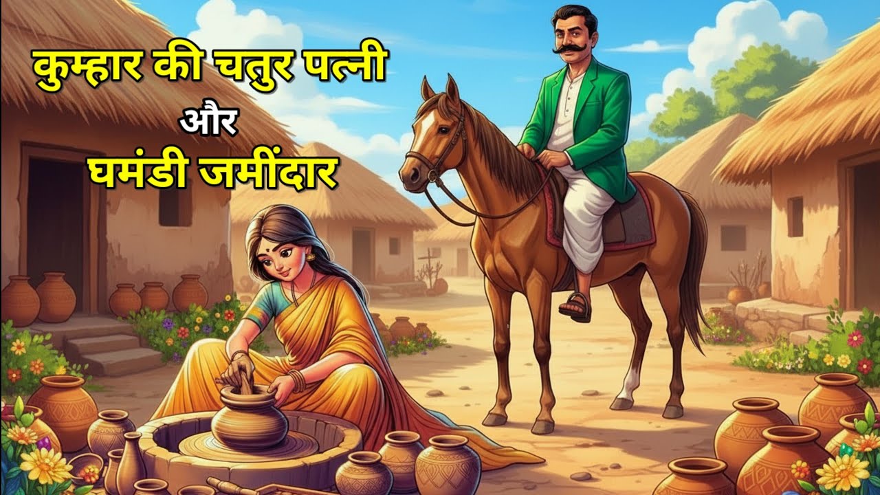 💠 कुम्हार की चतुर पत्नी और घमंडी जमींदार | Moral Story | शिक्षाप्रद कहानी | Panchtantra ki kahani