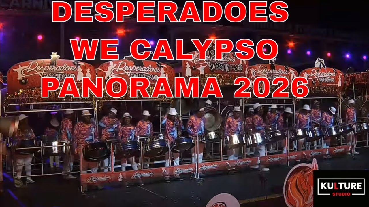Desperadoes Steel Orchestra We Calypso - National Large Band Panorama Finals 2026 Trinidad Carnival
