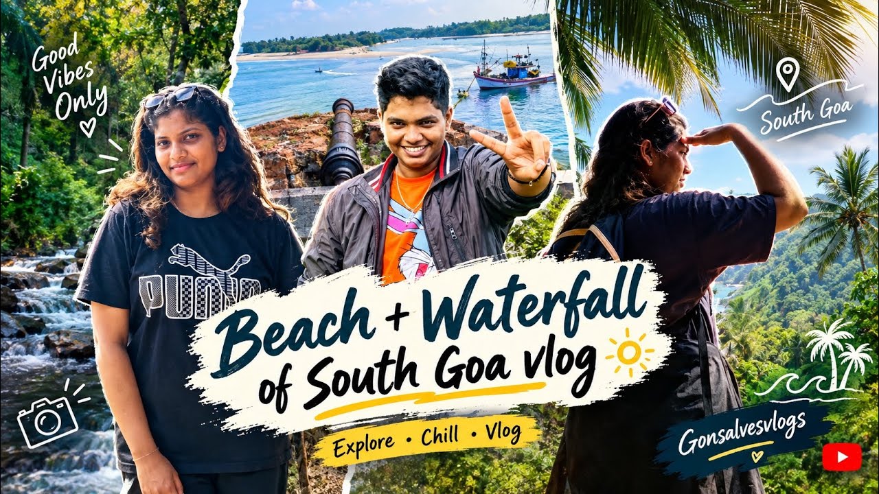 Vlog 13;-Goa’s bleach plus waterfall  🤩￼