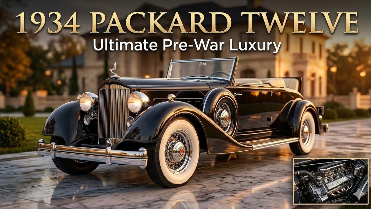 The Royal American Luxury – 1934 Packard Twelve Convertible Victoria