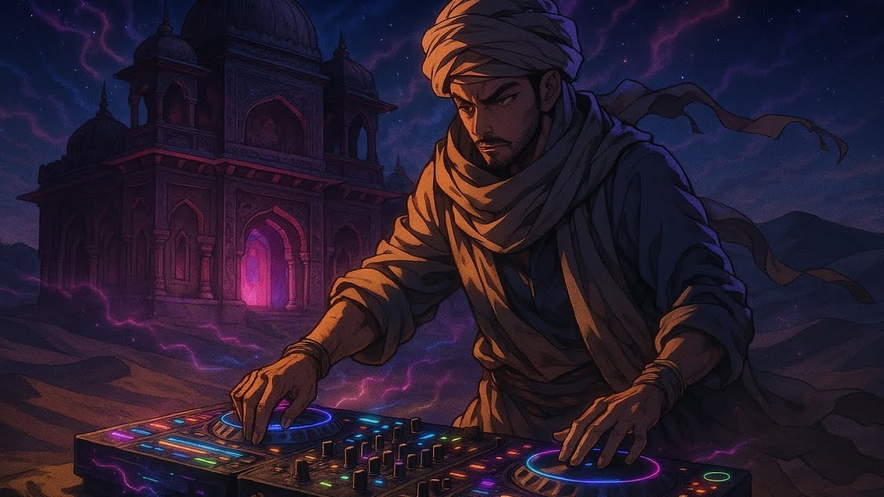 Desert Temple | Ancient Beats Meet Modern Bass #2025  #sitar #music #dj #electronicmusic #omstep