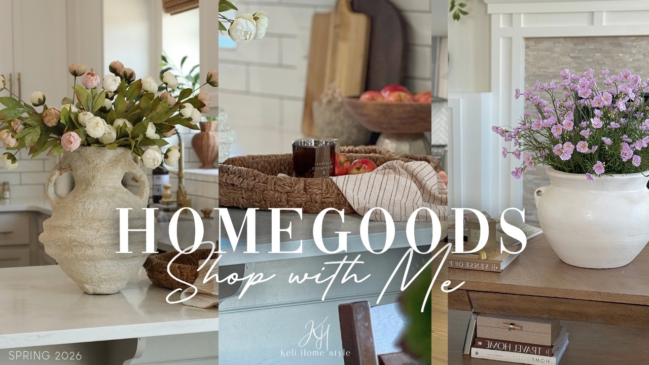 SHOP WITH ME AT HOMEGOODS || SPRING STYLING IDEAS || NEW HOMEGOODS DECOR 2026