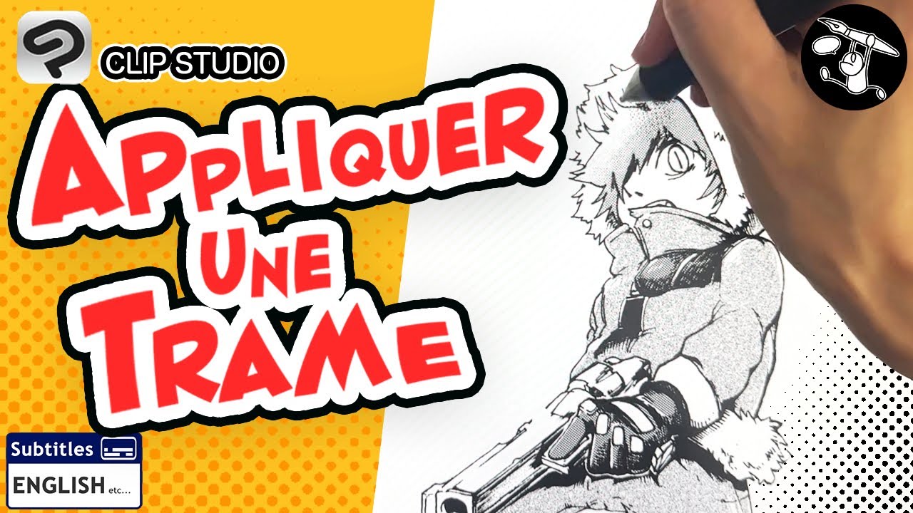 【 Tuto 】Appliquer une trame avec Clip Studio【 #manga 】
