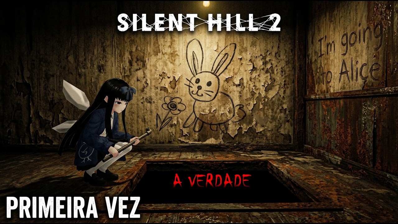 Primeira vez tocando o Coelho final, Nunca joguei o original | Silent Hill 2 Primeira Vez FINAL