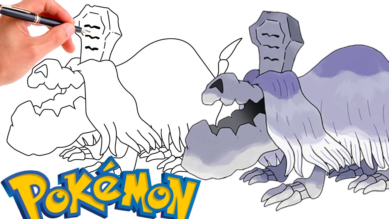 How To Draw HOUNDSTONE POKEMON #972 | Generation 9