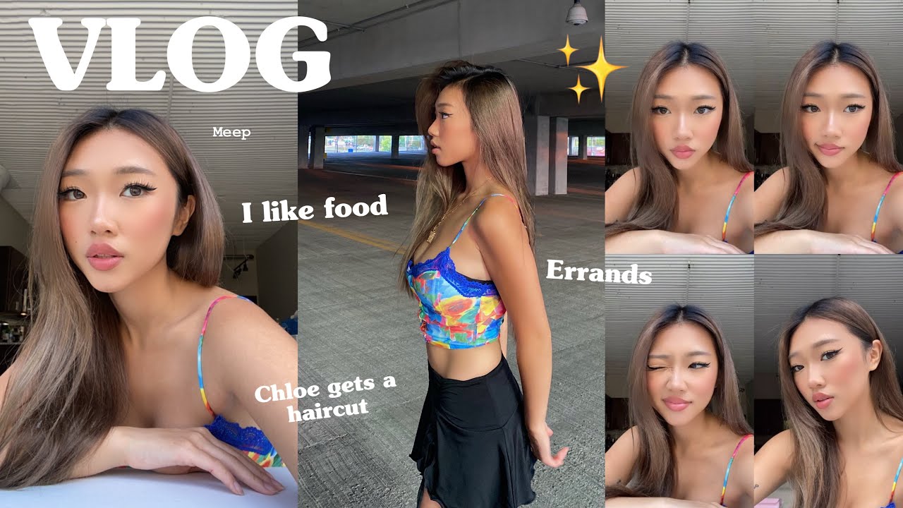 A DAY IN MY LIFE: Chloe’s first haircut, eating everything I want, my moms new shop!✨