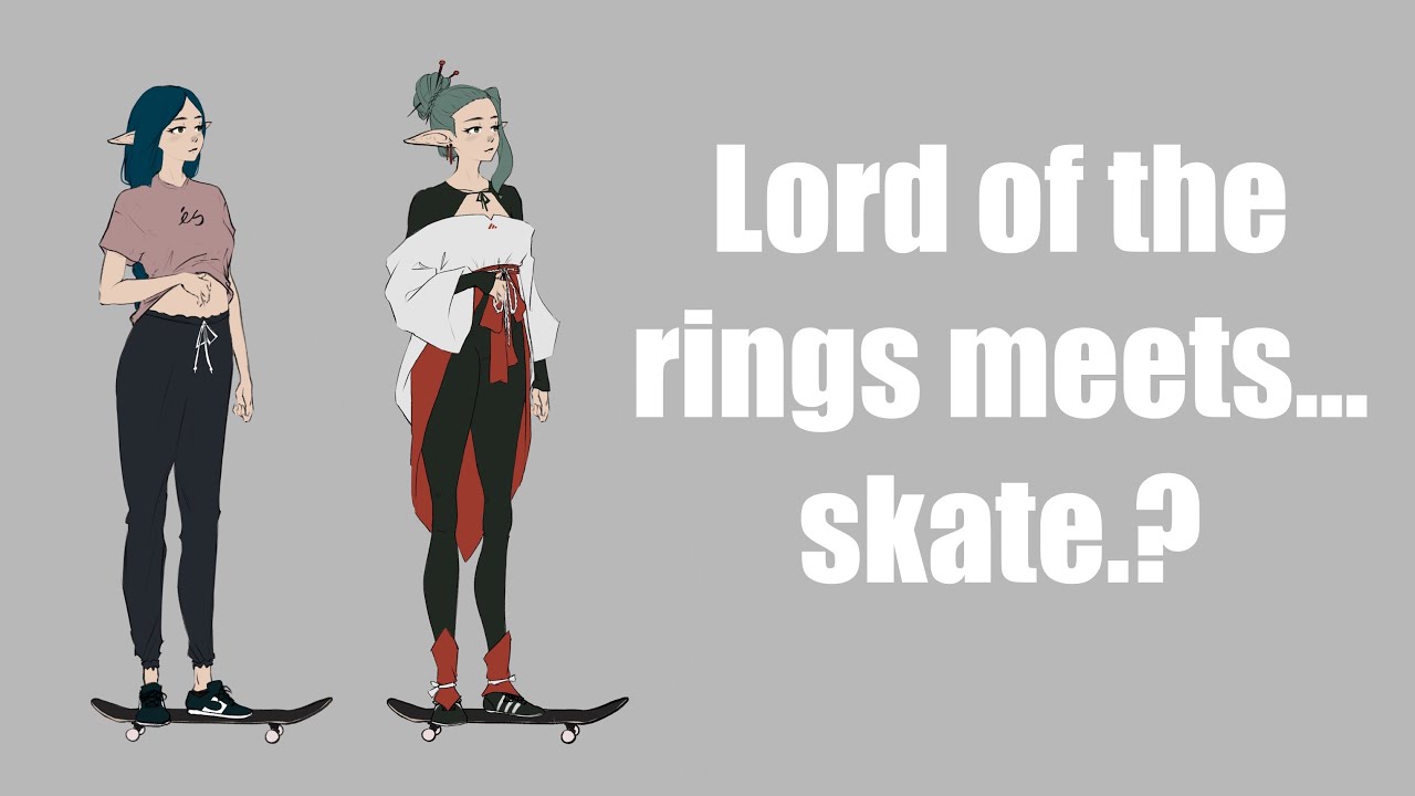 Character Concepts: Designing Outfits for my Fantasy Skate Game